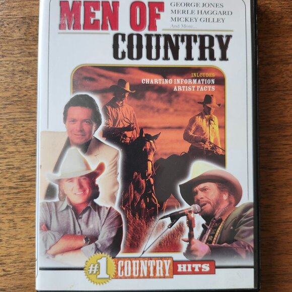 MEN of COUNTRY #1 Country Hits George Jones Merle Haggard Mickey Gilley - Picture 1 of 4